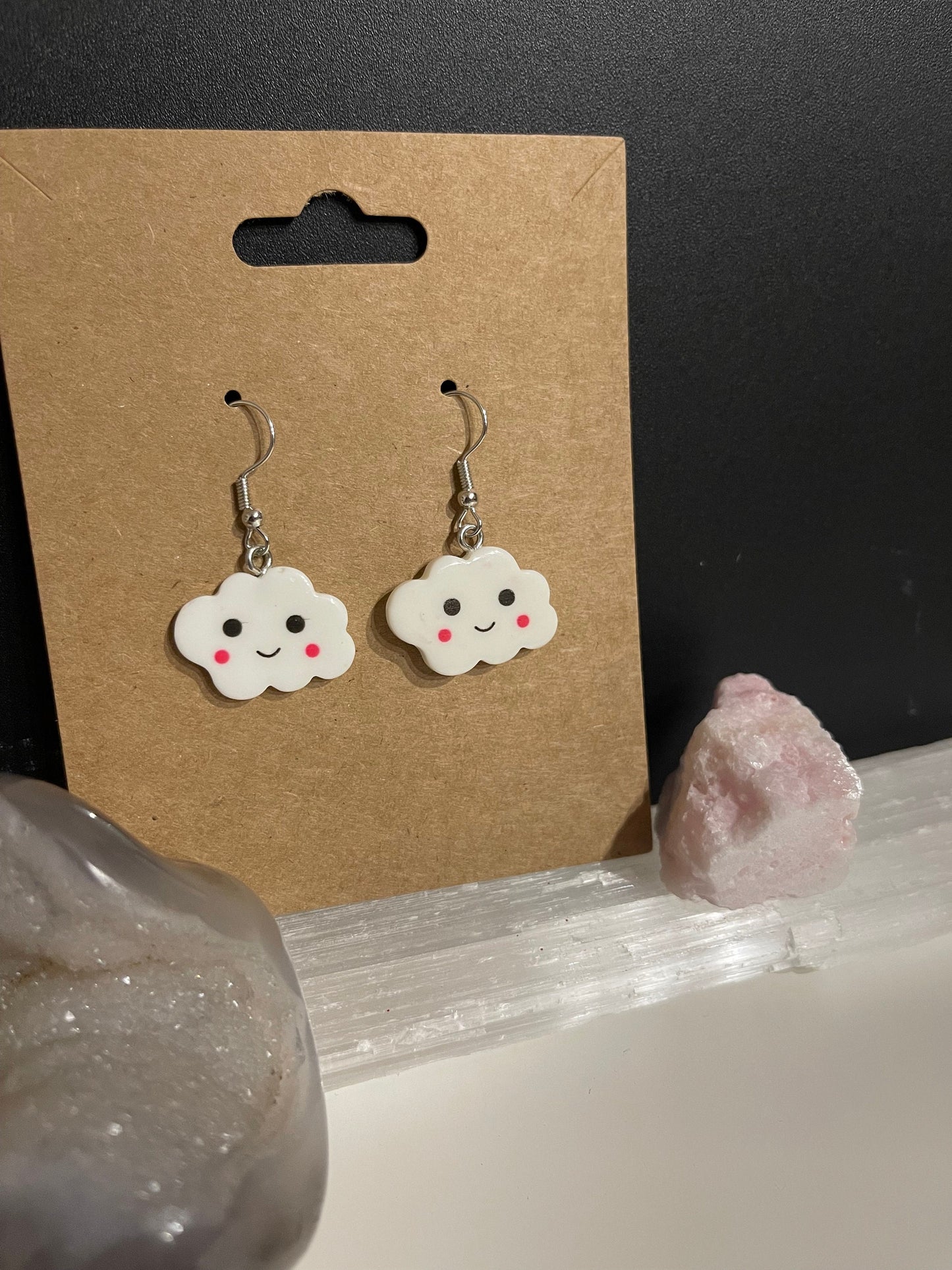 Cloud Earrings ( Silver)