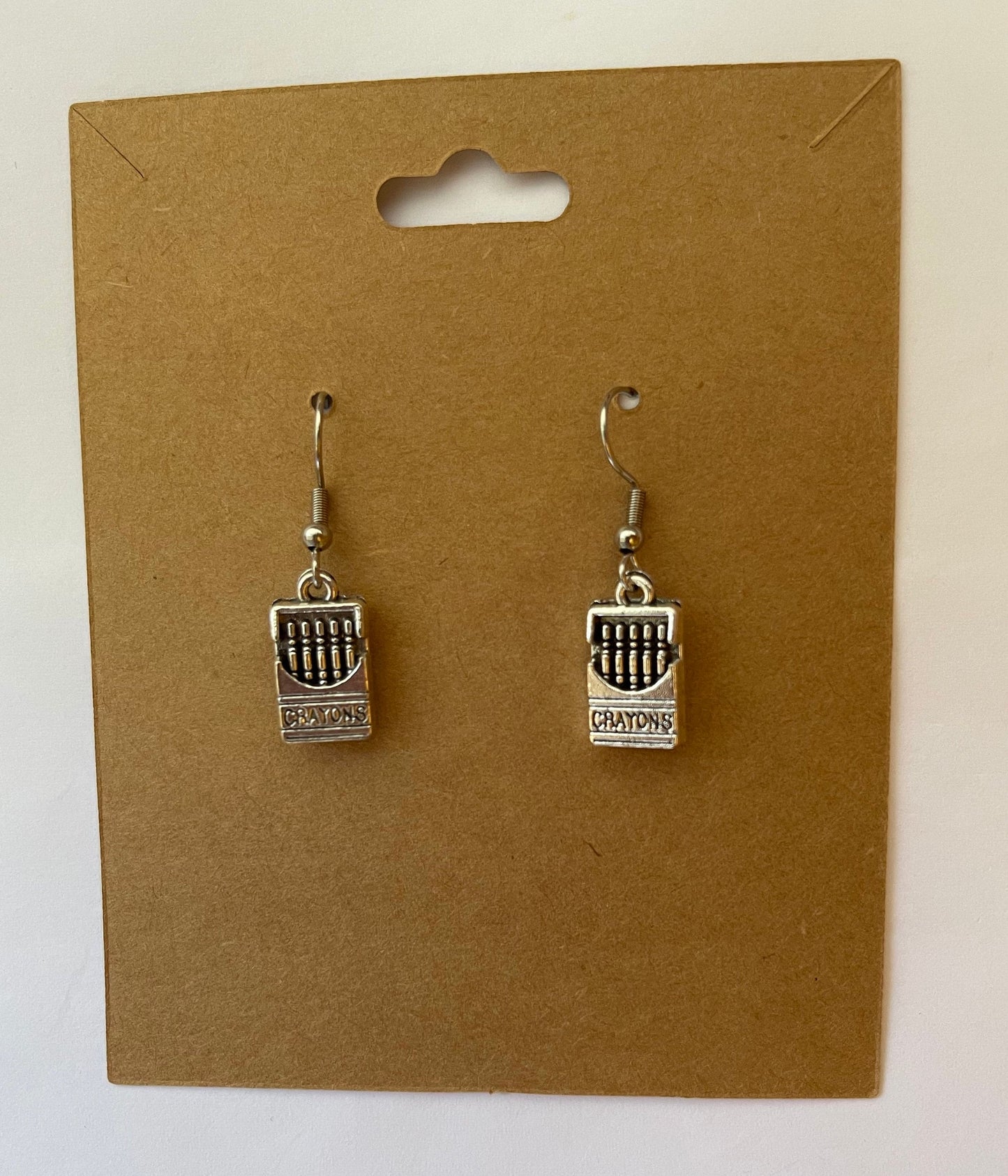 Crayon Earrings ( Silver )