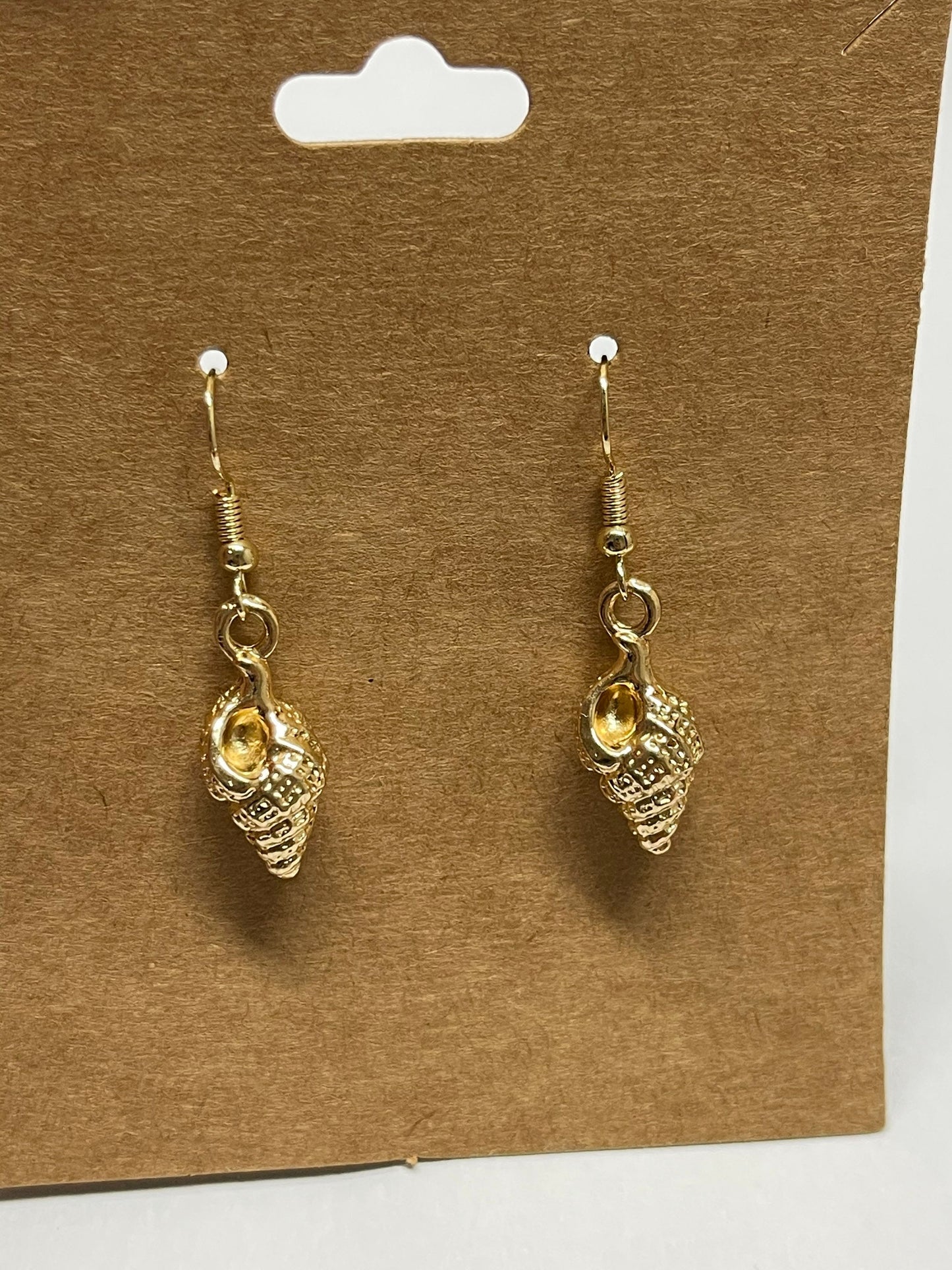 Gold Shell Earrings ( Gold )