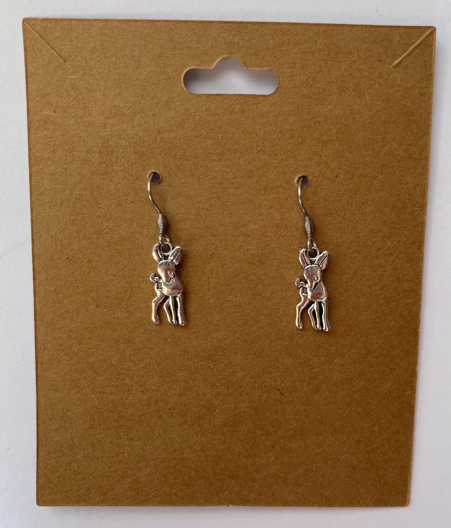 Deer Earrings ( Silver )