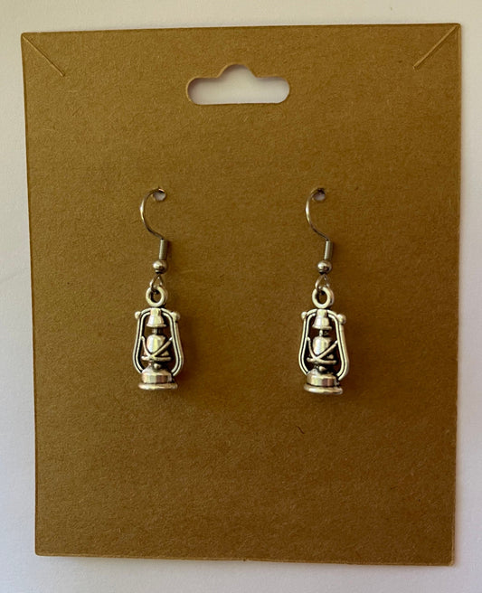 Lantern Earrings ( Silver )
