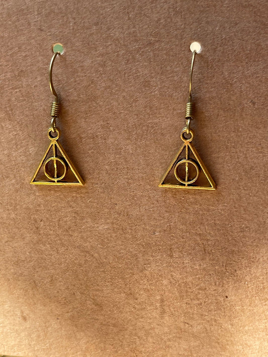 Triangle earrings - HP ( Gold )