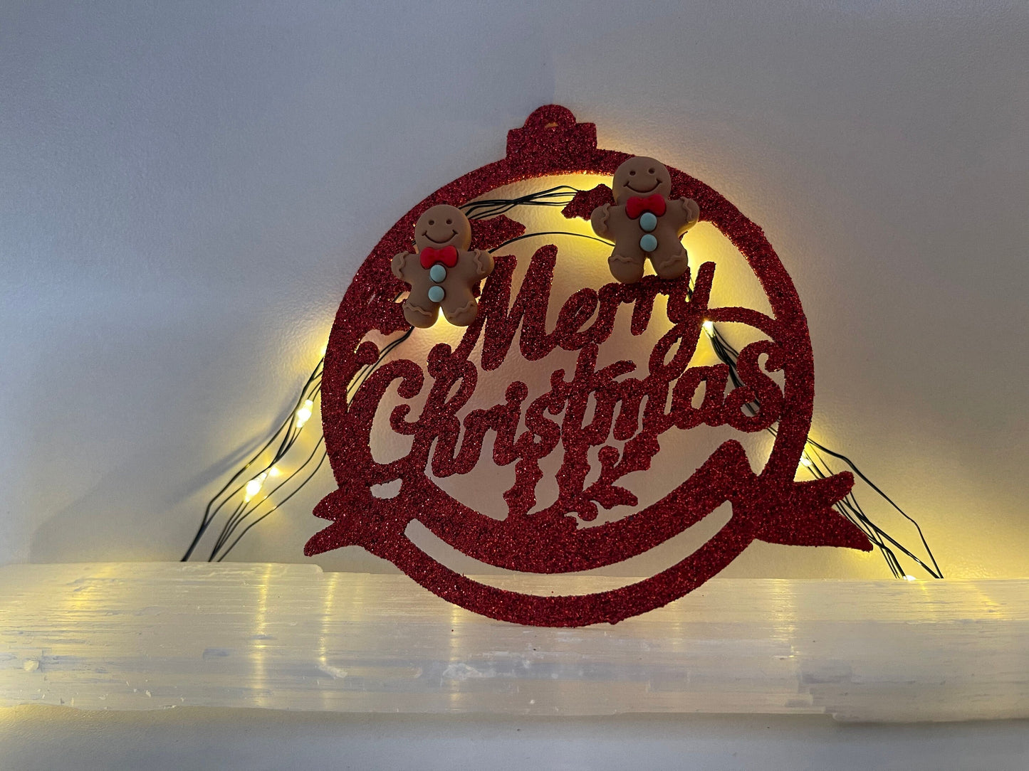 Gingerbread Man Stud Earrings