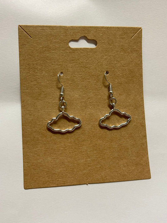 Silver Cloud Earrings ( Silver )