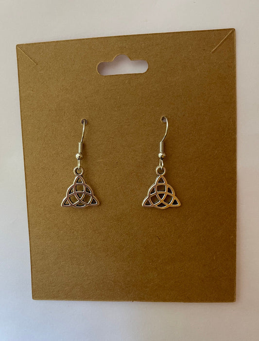 Celtic Knot Earrings ( Silver)